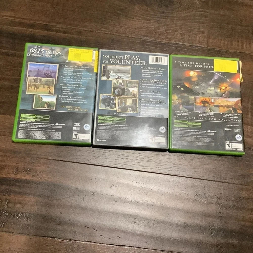 Medal of Honor Video Game Lot for Original Xbox